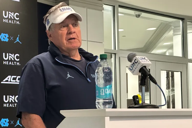 Bill Belichick says Tar Heels adjusting duties with GM on paid leave and under school investigation